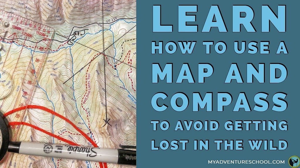 how to use a map and compass to avoid getting lost