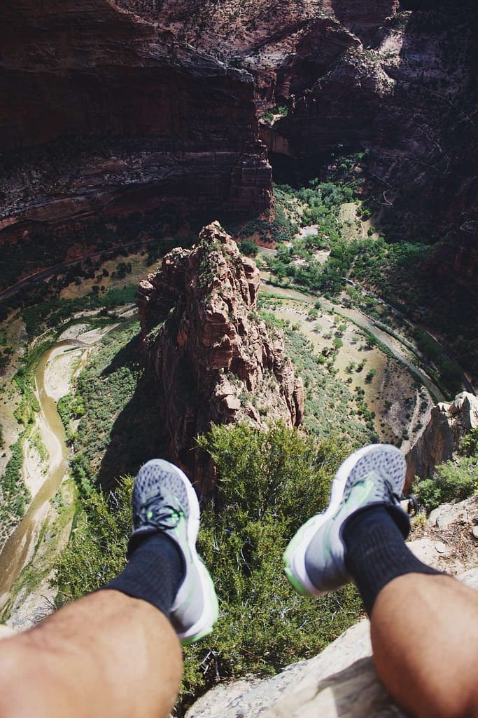 Angels landing fear of heights