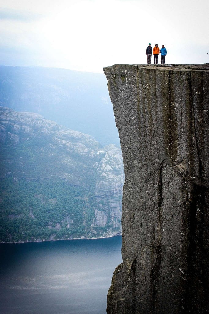 cliff edge Norway