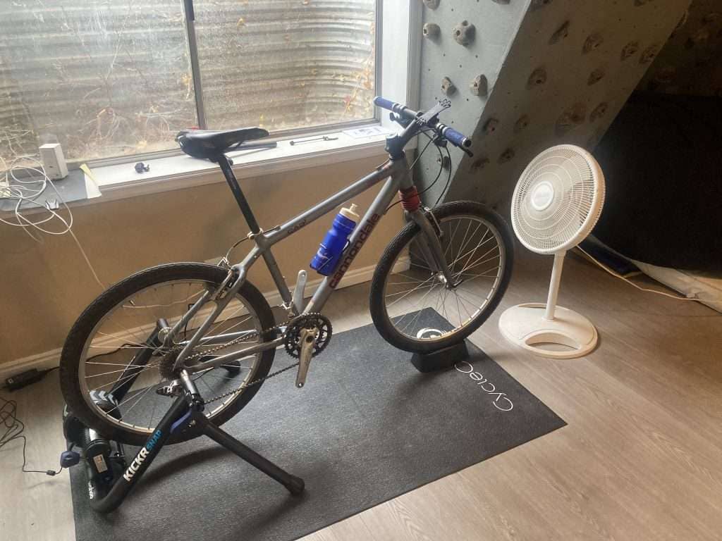 indoor bike training room