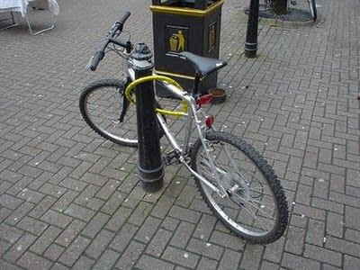 bikes not locked properly