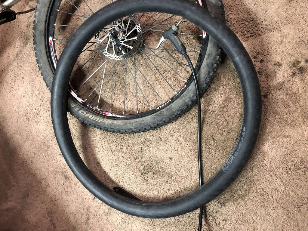 bike flat tire