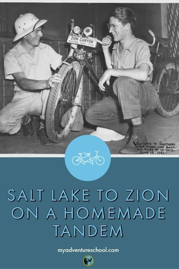 Salt Lake to Zion on a homemade tandem