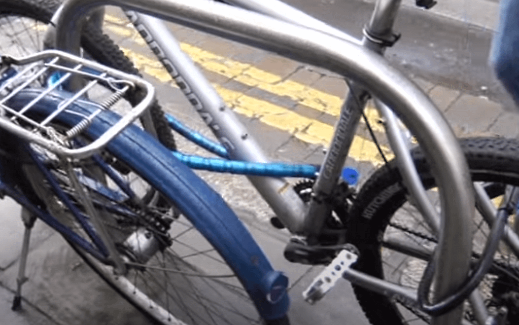 bike getting double locked