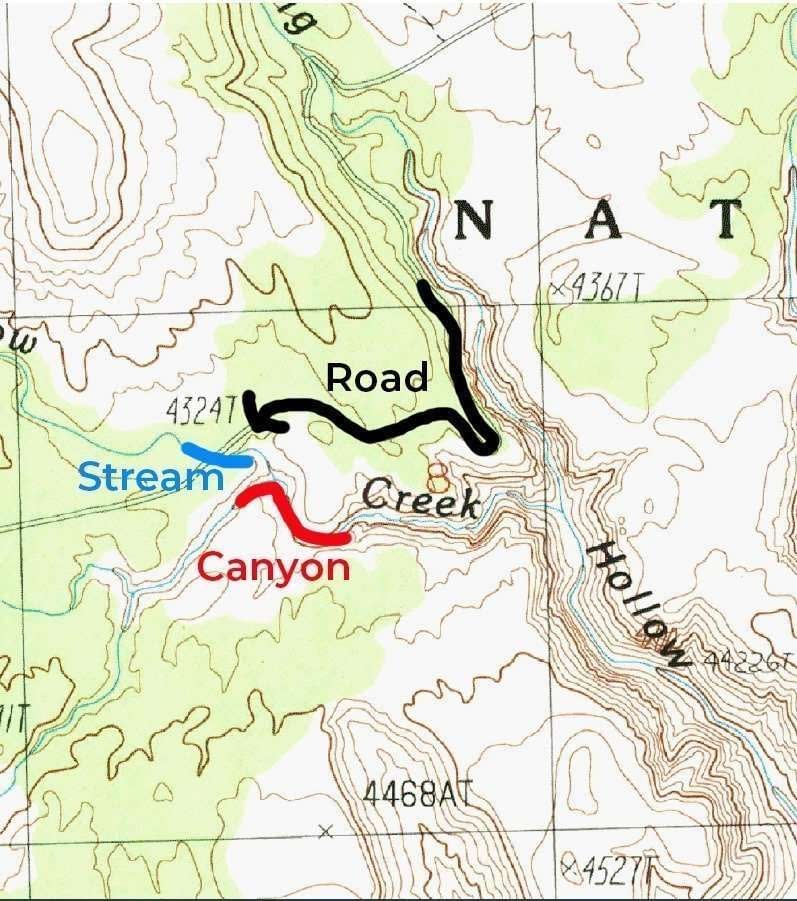 YD canyon map notes