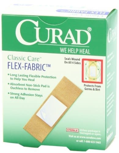 Curad Flex Fabric Bandages Assorted Sizes 30 Count 0