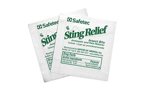 Safetec Sting Relief Wipe 48Box 0