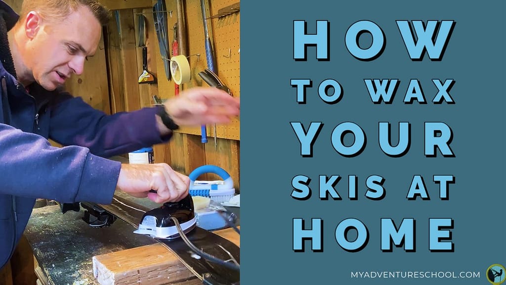 how to wax your skis at home