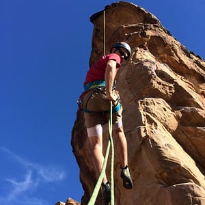 rappelling double stranded